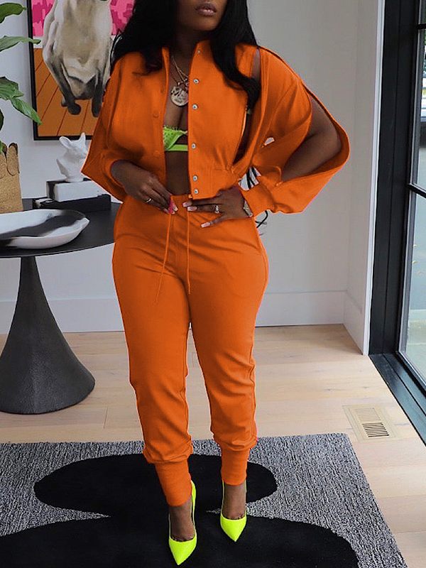 Morchique Zip Bomber Jacket & Jogger Pants Set