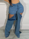 Snap Detachable Jeans