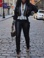 Knit Combo Jacket