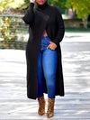 Knit Slit Tunic Top