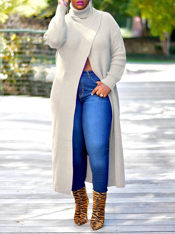 Knit Slit Tunic Top