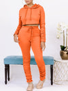 Ruched Hoodie & Pants Set
