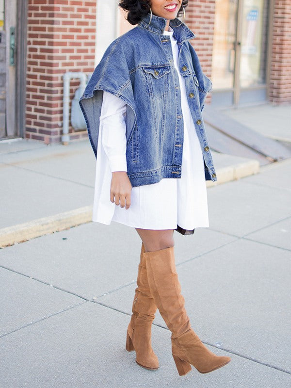 Morchique Cape Denim Jacket