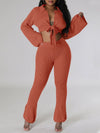 Knit Tied Top & Pants Set