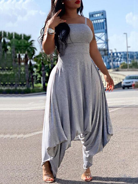 morchique Cami Asymmetric Jumpsuit