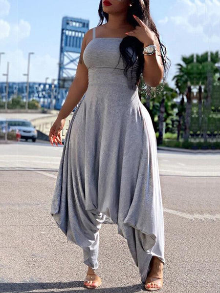 morchique Cami Asymmetric Jumpsuit