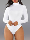 Morchique Solid Turtleneck Bodysuit