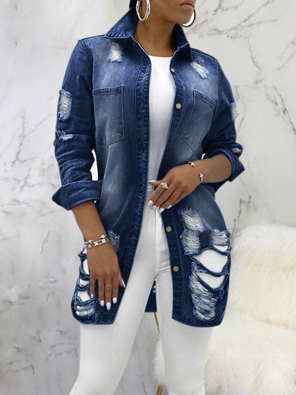 Morchique Distressed Denim Jacket