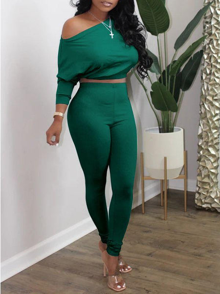 Morchique Boat-Neck Top & Pants Set