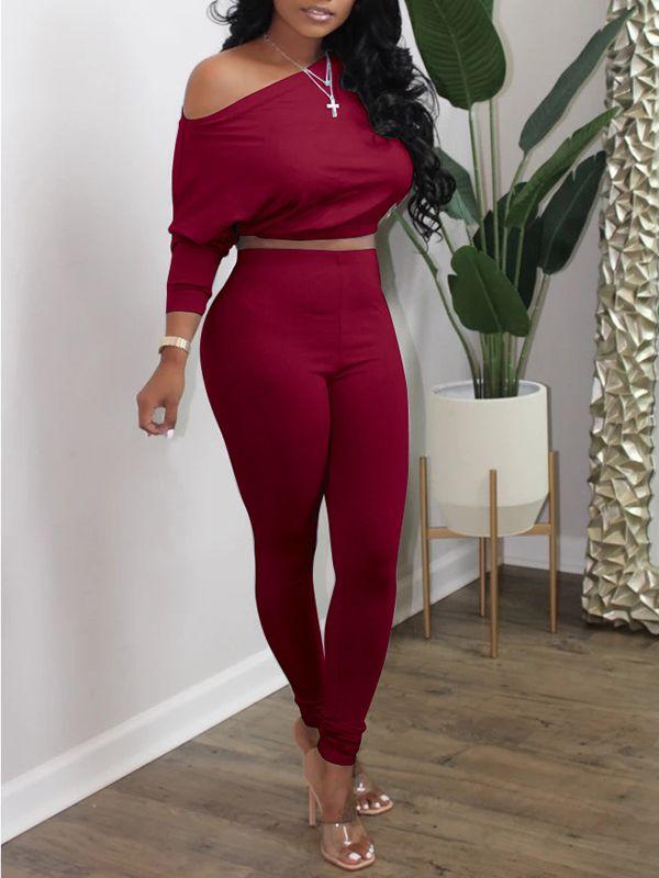 Morchique Boat-Neck Top & Pants Set