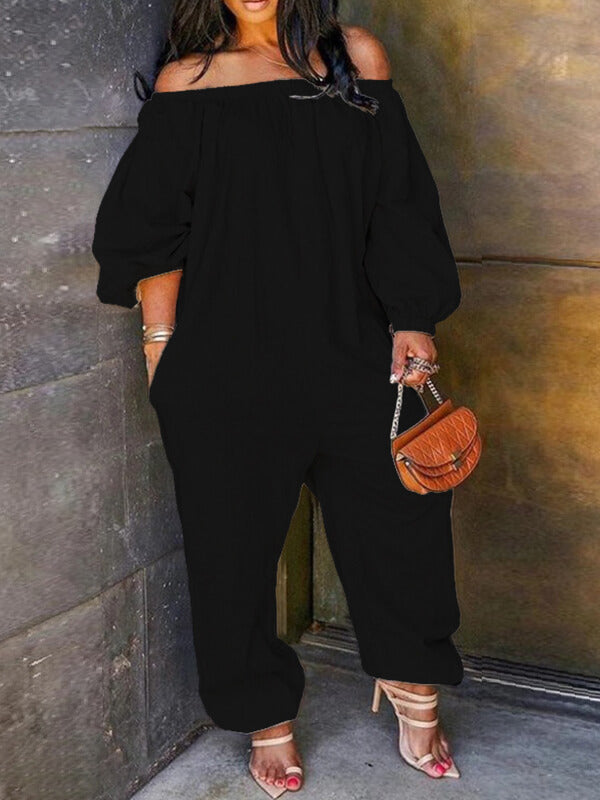 Off Shoulder Heram Jumpsuit