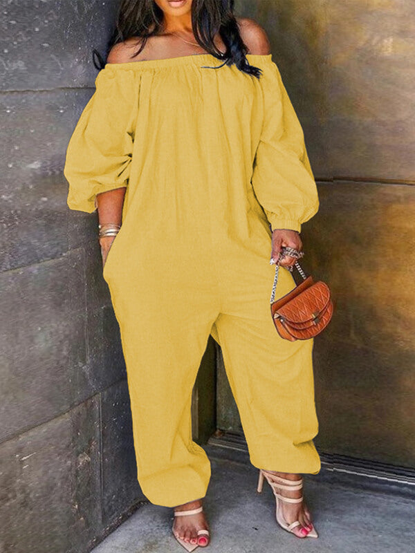 Off Shoulder Heram Jumpsuit