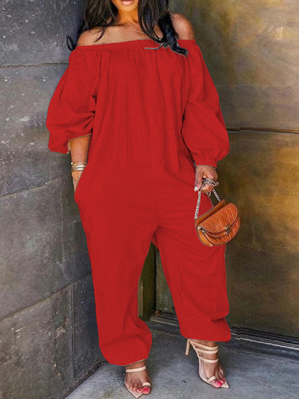 Off Shoulder Heram Jumpsuit