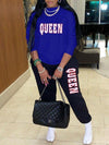 QUEEN Sweatshirt & Pants Set